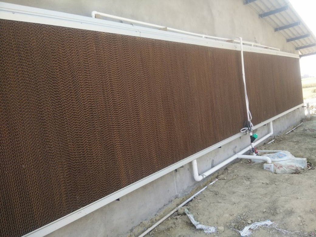 Evaporative cooling pads